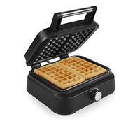 Princess Belgian Waffle Maker Deluxe Matte Black - 2 Waffles - 1500 W