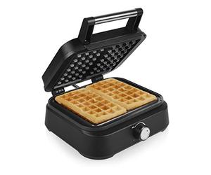 Princess Belgian Waffle Maker Deluxe Matte Black - 2 Waffles - 1500 W