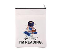Princess Belle Cartoon Merchandise Book Sleeve Beauty Beast Book Cover Fairytale Gift Belle Go Away I’m Reading Gift For Bookish Bookworm (go away belle)