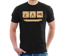 Princess Bride Fire Swamp Men's T-Shirt Black