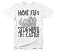 Princess Bride Have Fun Storming The Castle Unisex T Shirt, White, XXXX-Large