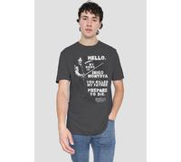 Princess Bride Hello Again T-Shirt, Charcoal Other Grey S