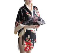 PRINCESS BRIDE Women's Sexy Kimono Lingerie Short Dress Japanese Costume Temptation Pajamas Cosplay (A6)