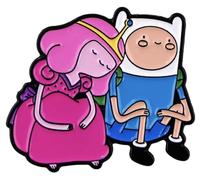 Princess Bubblegum Come Along With Me Adventure Time Cartoon Animated TV Show 1.4" Enamel Pin Badge, 1.4 Inches, Enamel, enamel