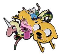 Princess Bubblegum Come Along With Me Adventure Time Cartoon Animated TV Show 1.8" Enamel Pin Badge, 1.8 Inches, Enamel, enamel
