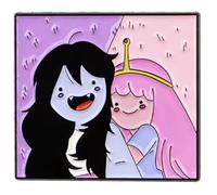 Princess Bubblegum Marceline Come Along With Me Adventure Time Cartoon Animated TV Show 1.3" Enamel Pin Badge