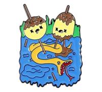 Princess Bubblegum & Marceline Enamel Brooch, Klein, Non-precious metal