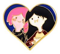 Princess Bubblegum & Marceline Enamel Brooch, Klein, Non-precious metal