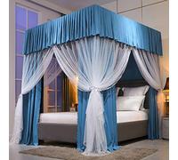 Princess Canopy Bed Curtain - Cute Mosquito Net for Girls & Adults Fits Twin/Full/Queen/King Size Beds - Ideal for Kids' Bedrooms and Stylish Decor