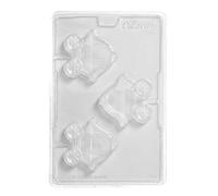 Princess Carriage Lolly Chocolate Mould 3 Cavity x 5