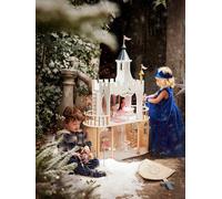 Princess Castle for Fashion Dolls in FSC®100% wood white light solid with design