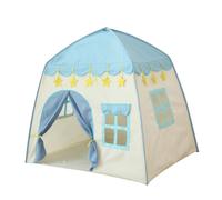 Princess Castle Kids Play Tent Large Fairy Playhouse 51.18x39.37x51.18 Inch Teepee Tent For Children Birthday Gift for Girls Blue summer pet vest cooling jacket for dogs dog cooling clothes