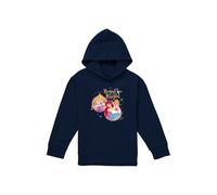 Princess Christmas Royal And Bright Cinderella, Ariel Youth Kids Pull-Over Hoodie, Navy Disney Navy 5-6 Years