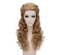 Princess Cinderella Cosplay Wig 65cm Blonde Mix Wavy Long Modeling Synthetic Hair Peluca Anime Costume Role Play Wigs One Size Cinderella