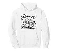 Princess Cleverly Disguised As Assistant Principal Funny Pullover Hoodie
