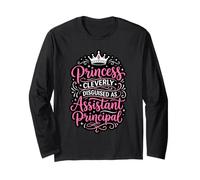 Princess Cleverly Disguised Assistant Principal Long Sleeve T-Shirt