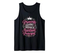 Princess Cleverly Disguised Assistant Principal Tank Top