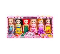 Princess Collection Dolls 6pk, Princess Toys for Kids, Princess Dress Up Dolls, 6 Princess Fashion Dolls from Cinderella to Sleeping Beauty Gifts for Girls
