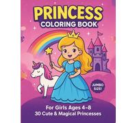 Princess Coloring Book: 30 Cute &Magical Princesses (Colorful Imagination)
