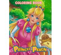 Princess Coloring Book: Cute One Sided Drawing blocks Pages full of Adorable Characters