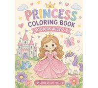 Princess coloring page for kids age 2 - 5: A Cute Toddler Activity Book with Coloring Pages, Mazes & Simple Games (Little Explorer Series)