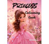 Princess colouring book: Bold and Easy Coloring Pages for Kids, Single-Sided Pages to Prevent Bleed-Through