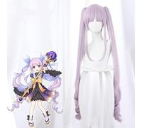 Princess Connect Re:Dive Kyouka Cosplay Long Pink Purple Mixed Color Heat Resistant Synthetic Hair+ Wig Cap Halloween Party