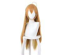 Princess Connect Re:Dive Pecorine Cosplay Yellow Long Straight Heat Resistant Synthetic Hair+ Wig Cap Halloween Party