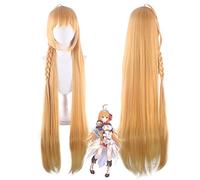 Princess Connect! Re:Dive Pecorine Long Wig Cosplay Costume Heat Resistant Synthetic Hair Pecoriinu Women Cosplay Wigs