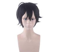 Princess Connect! Re:Dive Yuki Cosplay Wigs Black Short Straight Heat Resistant Hair Party Carnival Wig PL-745
