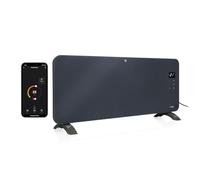 Princess connected electric heater - Convection heating - Manual, app or voice control - Free app - Glass panel - 2000 W - Grey - 348202