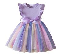 Princess Costume Girls Christening Dresses Sequins Wedding Dress Fancy Dress Folk Festival Tulle Dress Wedding Dress Princess Evening Dress Cocktail Dress Festive Children's Costumes Glitter Dress