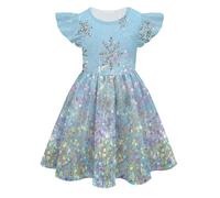 Princess Costume Girls Party Dress Print Wedding Dress Fancy Dress Folk Festival Tulle Dress Wedding Dress Tulle Party Evening Dress Cocktail Dress Summer Children's Costumes Glitter Dress Beach Dress