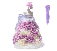 Princess Crafts Kit - Handmade Dress Design Set for Girls, Creative Crafting Activity, Fun Imaginative Art Project, Safe Harmless Materials, Top Educational Toy for Kids, Home School Indoor Play