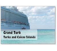 Princess Cruises - Sky Princess - Grand Turk -, Fridge Magnet