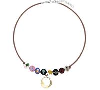 PRINCESS CUTENESS STORE Annabeth Chase Handmade Painted Wooden Bead Demigod Olympian Percy Jackson Necklace + Father's College Ring