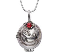 PRINCESS CUTENESS STORE Elena Gilbert Silver Tone Vampire Vervain Locket Necklace