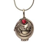 PRINCESS CUTENESS STORE Elena Gilbert Vervain Antiqued Gold Tone Vampire Locket Pendant Necklace