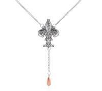 PRINCESS CUTENESS STORE Fleur De Lis Originals Victorian Vampire Pendant Necklace