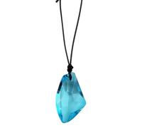 PRINCESS CUTENESS STORE H2O Just Add Water Mako Mermaid Blue Crystal Thin Black Cord Necklace