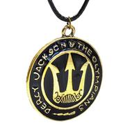 PRINCESS CUTENESS STORE Percy Jackson Poseidon Trident Olympians Demigod Camp Half Blood Annabeth Chase Pendant Necklace