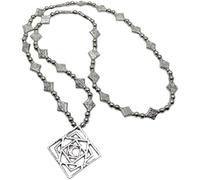 PRINCESS CUTENESS STORE Yuki Kuran Vampire Night Class Cross Yuuki Knight Beaded Silver Tone Necklace