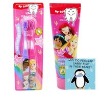 Princess Dental Care Bundle with Toothpaste and Duo Toothbrush (2 Pack)