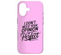 Princess Diva Self Love Motivational I'm Perfect Antisocial Case for iPhone 17