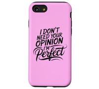Princess Diva Self Love Motivational I'm Perfect Antisocial Case for iPhone SE (2020) / 7/8