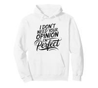 Princess Diva Self Love Motivational I'm Perfect Antisocial Pullover Hoodie
