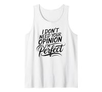 Princess Diva Self Love Motivational I'm Perfect Antisocial Tank Top