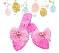 Princess Dress Up Shoes - Pink Jelly Shoes | Little Girls Shoe, Princess Kids Fancy Dress, Girls Halloween, PŕincesšToys With Play & Pretend Jewelry Accessories Dresses Up Girl Giƒts Toys For Little