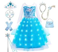 Princess Dress with Cape & Accessories - Blue 8-9 Years
