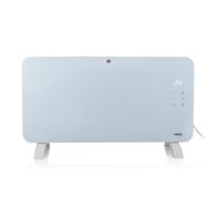 Princess Smart 1500W Glass Panel Heater - White